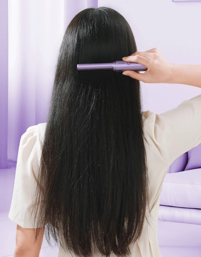 【日本爆款】便攜式無線直髮梳千萬女人的首選!一秒輕鬆搞定髮型 【日本爆款】便攜式無線直髮梳千萬女人的首選!一秒輕鬆搞定髮型