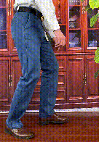 夏季薄款弹力中年男士牛仔褲 夏季薄款弹力中年男士牛仔褲